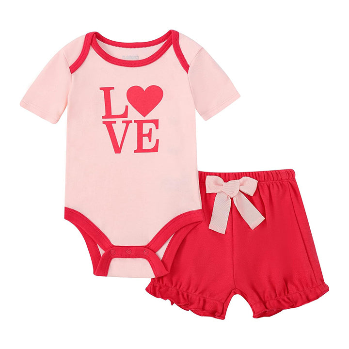 V.&GRIN Baby Girl Outfits, Cotton Long Sleeve Romper Pajamas Set for Fall Winter Infant Clothes